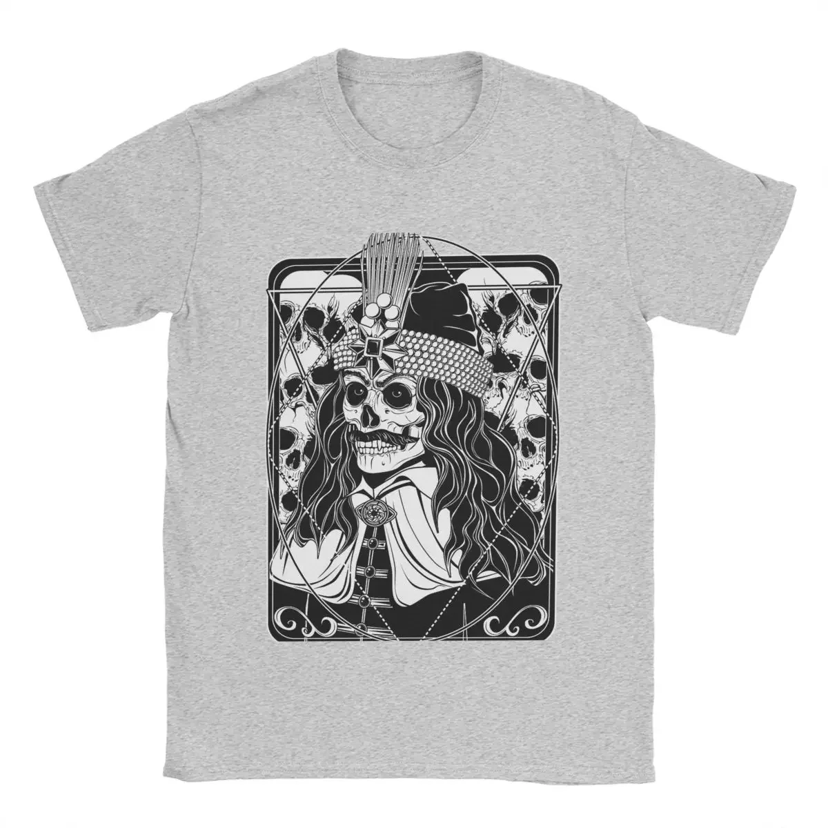 2025 new model Men's T-Shirt Vlad Dracula A Skull Portrait Casual Pure Cotton Tee Shirt Short Sleeve T Shirts Crewneck Tops Grap