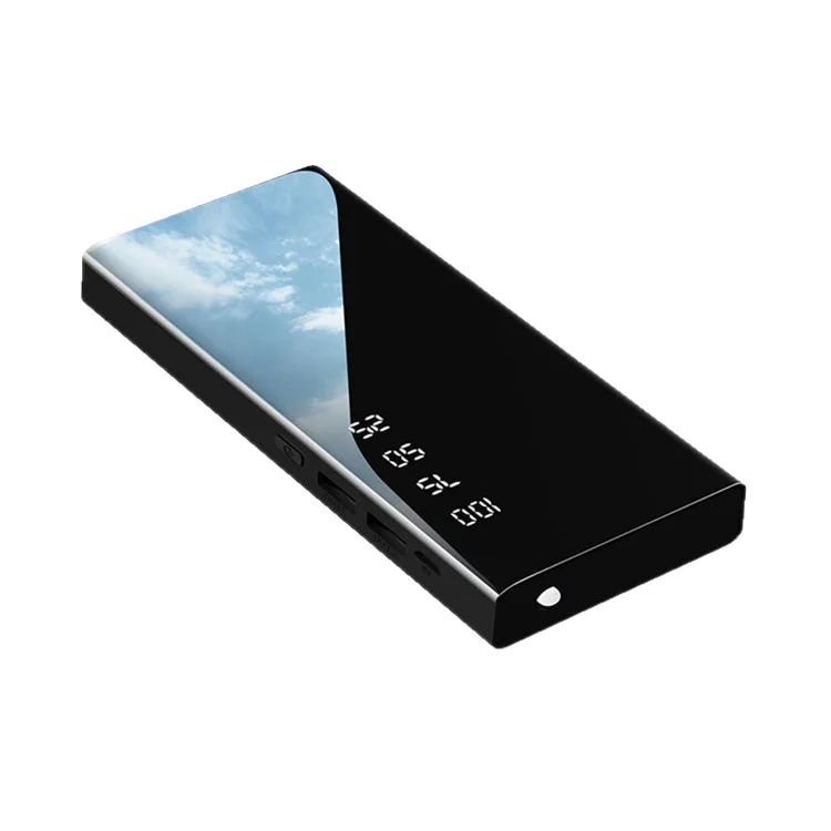 باور بانك بشاشة ديجيتال بسعة كبيرة 20000 مللي أمبير في الساعة، شاشة ملونة لامعة، مزود طاقة متنقل، مع شاشة عرض طاقة LED