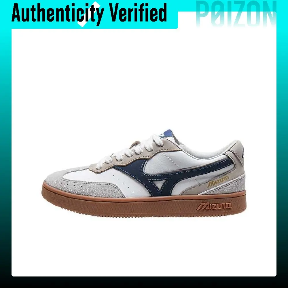 Mizuno Court Casual Shoes Unisex Low-top Light Gray, Dark Blue D1GH223203