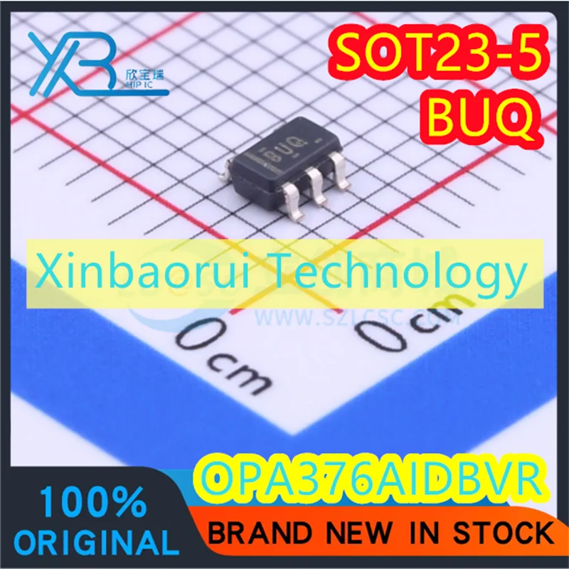 (5/50pieces) OPA376AIDBVR OPA376A Code BUQ Operational Amplifier SOT23-5 Brand New Genuine Electronics