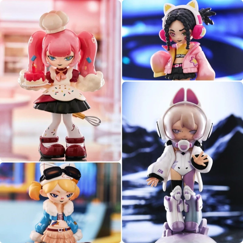 

Yandere Girl Parasitism ID Series слепая коробка милая виниловая кукла Mystery Box Kawaiii аниме фигурки кукла настольный орнамент игрушка-сюрприз
