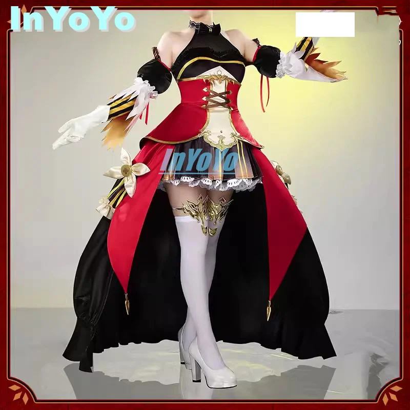 InYoYo Gentildonna Cosplay Game Umamusume: Pretty Derby Costume Gorgeous Dress Uniform Halloween Party Outfit Women Role Play