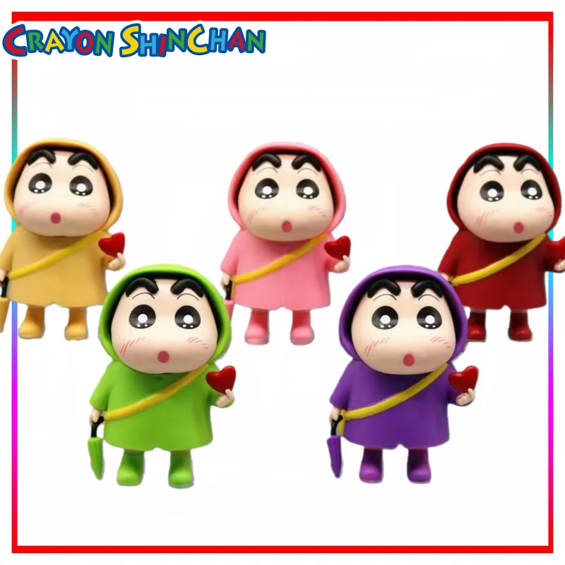 Crayon Boy Shin C-Chan Raumdekoration Cartoon Crayon Boy Shin C-Chan Figur Desktop-Modell Anime Merchandise Weihnachtsgeschenk
