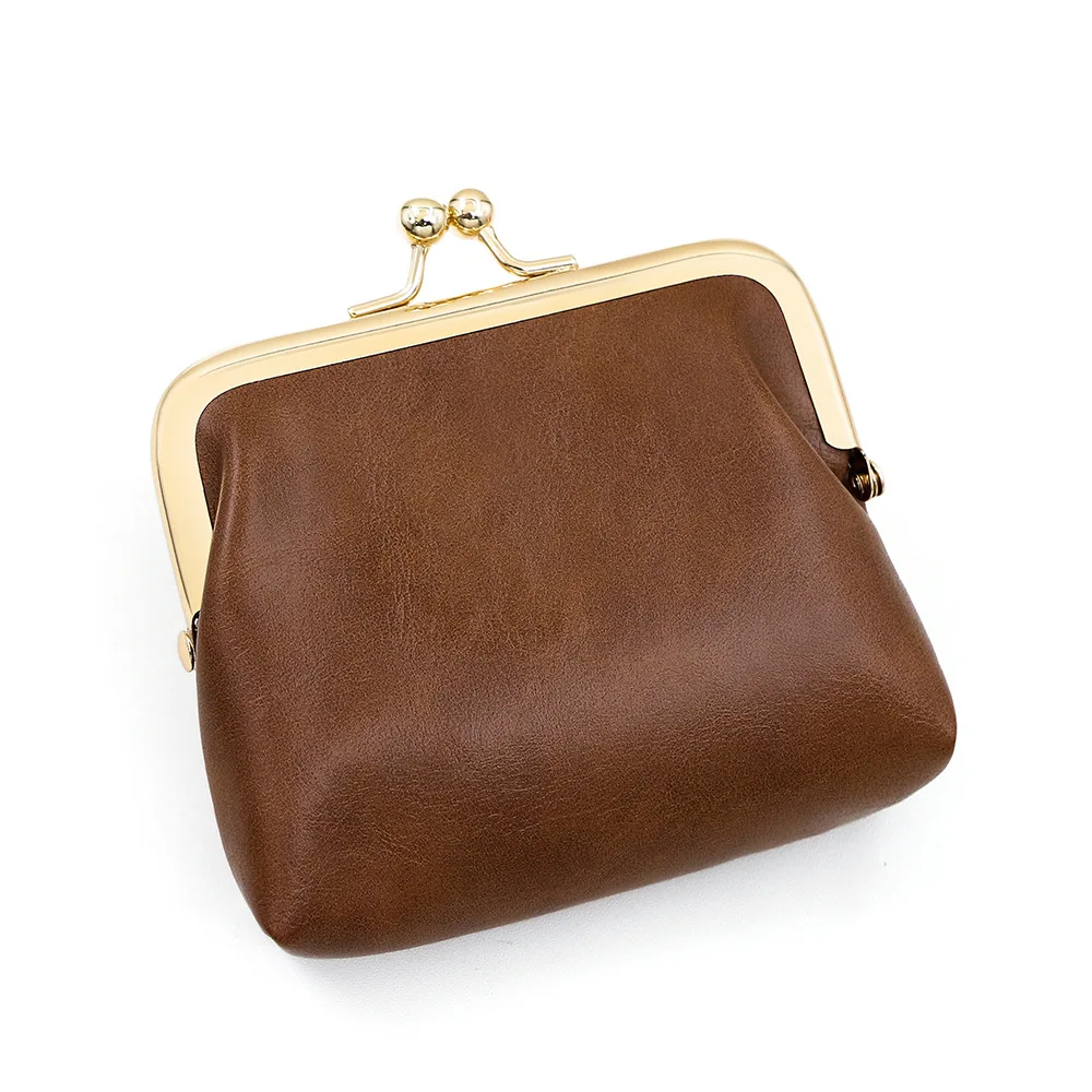 محفظة صغيرة امرأة حقيبة صغيرة ريترو بولي Leather الجلود المحمولة حقيبة مستحضرات التجميل متعددة الوظائف طالب السفر صفر المحفظة