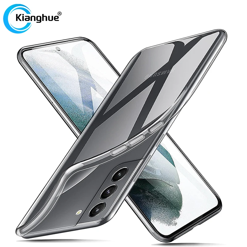 Ultra Thin Transparent Silicone Soft TPU Case For Samsung Galaxy S23 S21 S20 FE S22 S24 Plus S10 Lite Note 20 Ultra clear Bumper