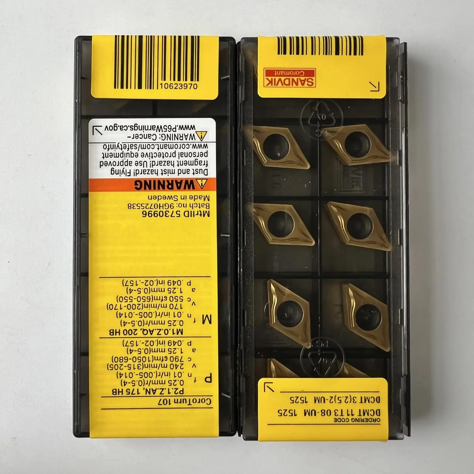 Originale SANDVIK / DCMT11T308-UM 1525 / Lama CNC in lega dura anche 10 pezzi