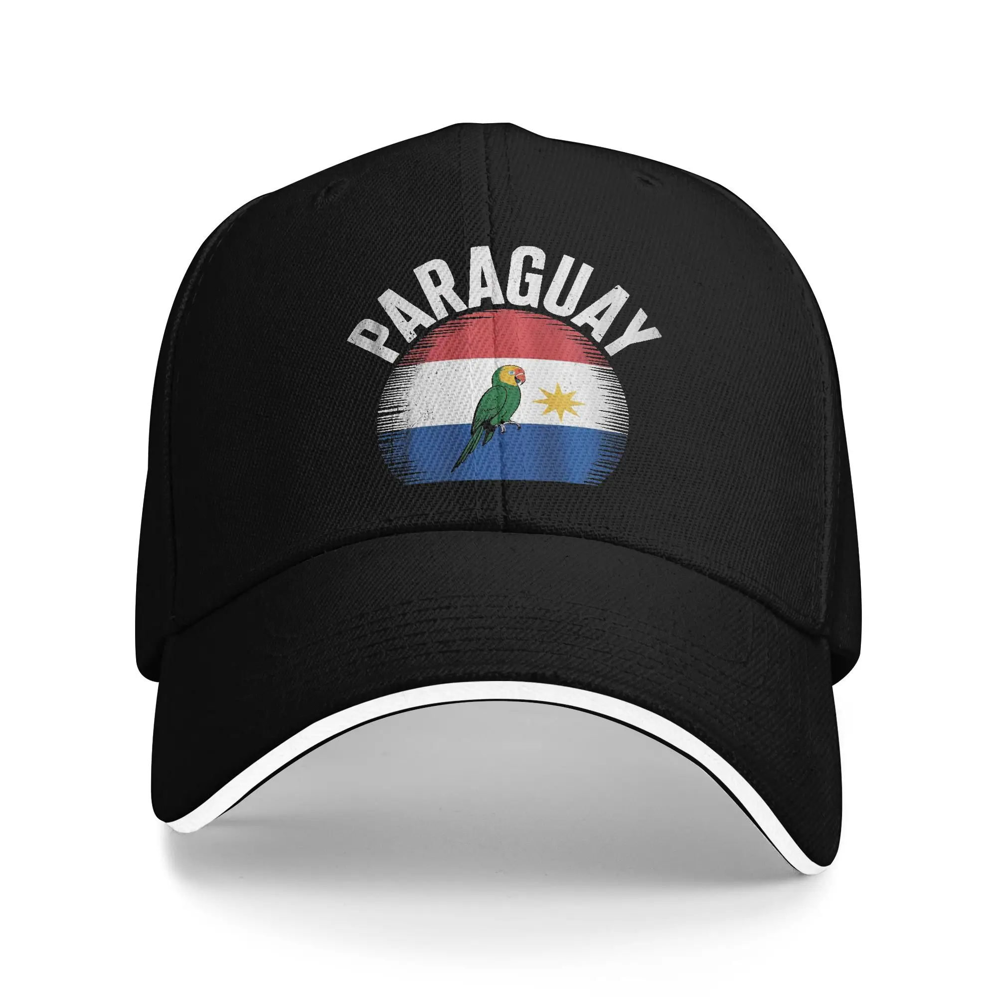 Vintage Paraguay Flag Baseball Caps for Men Women Trucker Hat  Outdoor Workouts Gift Sun Caps