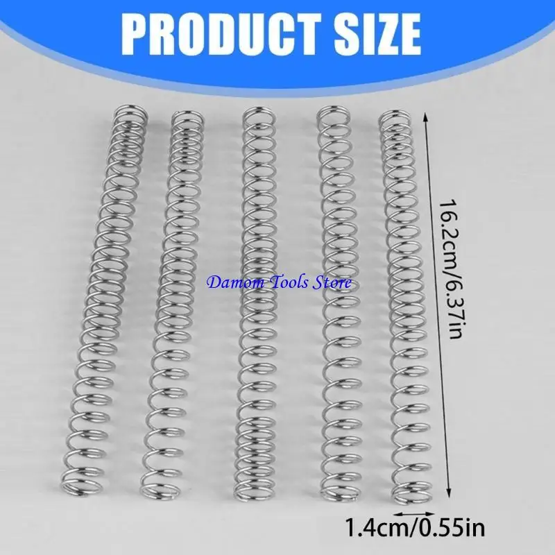 57BE Steel Wire Compression Springs High Elasticity Spring For 8 9th Generation Toy Handguns Enhances Power Output