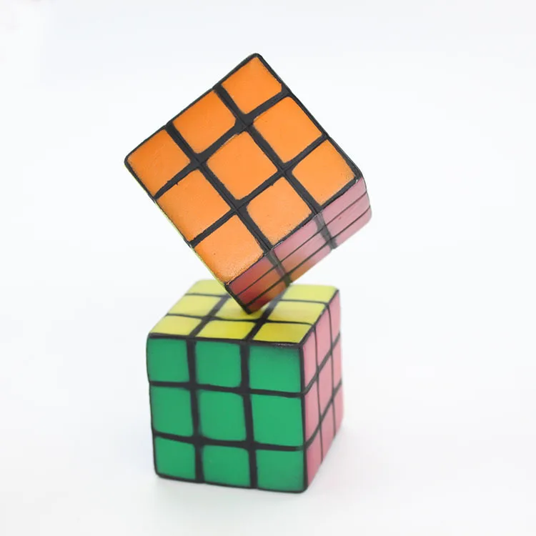 5cm Simulation Magic Cube Novelty Squishy Slow Rising Anti-strss Toy Squeezing Soft Soft Decompression For Children Adult Gifts