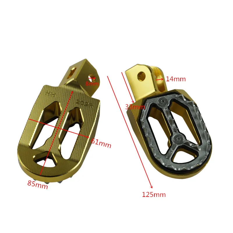 CNC Motorcycle Foot Pegs Footrests Footpegs Foot Rests For Husqvarna 85cc-530cc Motocross Foot Pedals Accessories