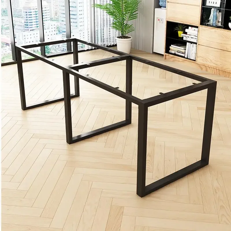 Uchwyt na nogę stołu z kutego żelaza, podstawa biurkowa, stojak na stół