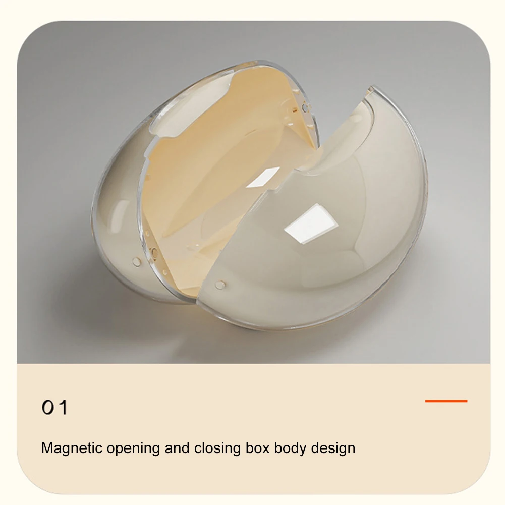 Magnetic Tissue Box Reusable Tissue Storage Box Multipurpose Tissue Box Drip Shape Tissue Box for Restroom Decoration