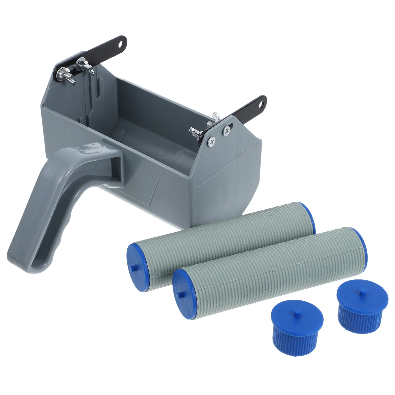 

Green 16X9X10.5Cm Durable Hard Plastic Wall Decoration Painting Machine For 5 Inch Roller Brush Diy Tool Rolling Mold