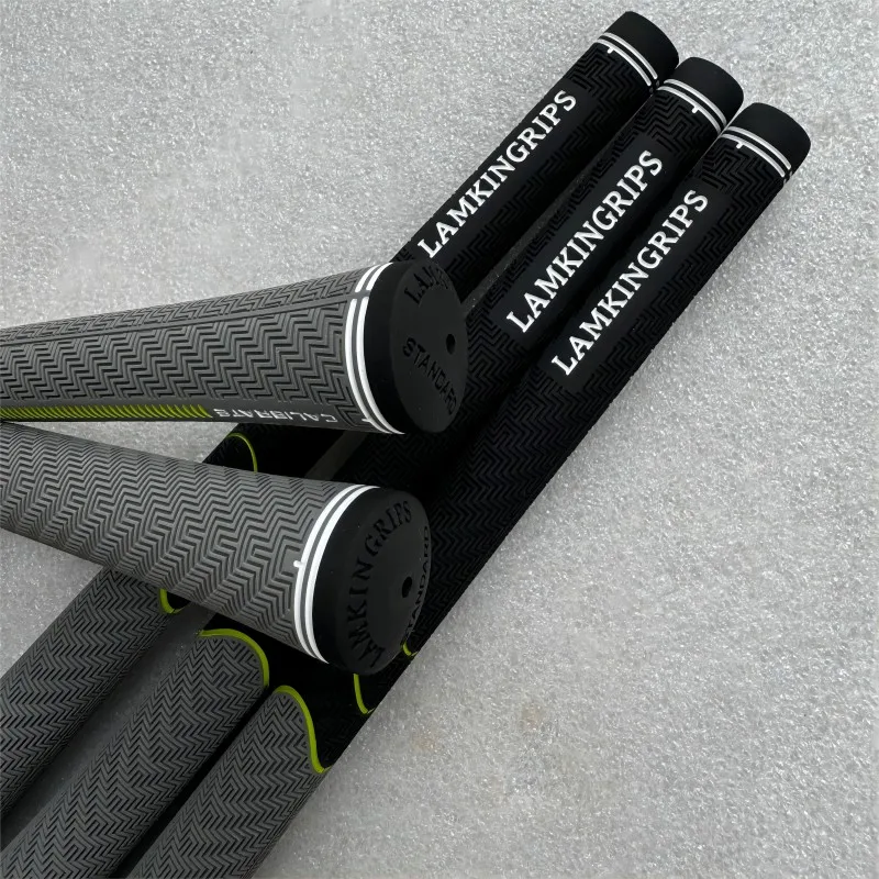 LAMKIN golf grip standard size for wood iron grip 43+/-2gms Gray with Black colour