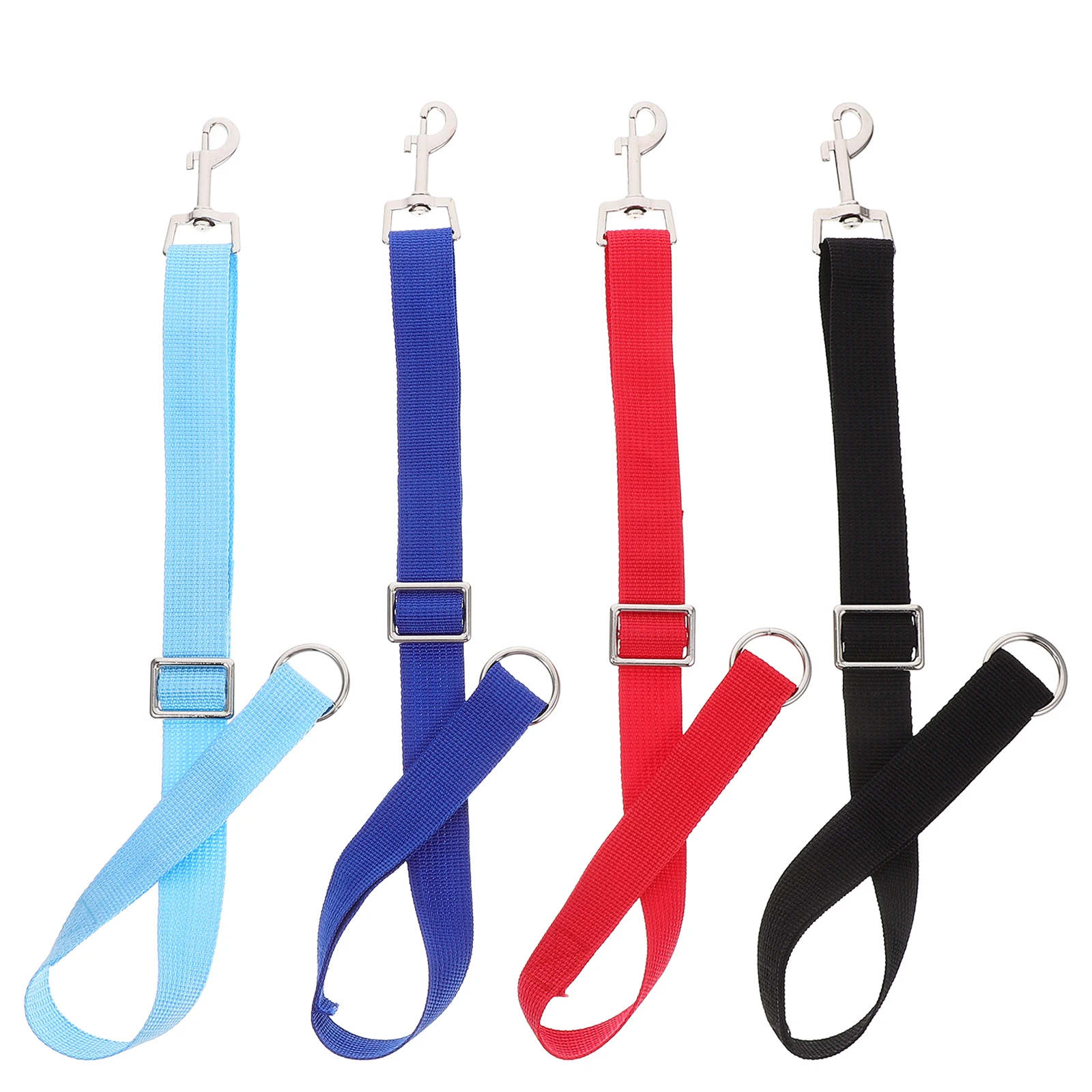

4pcs Horse Strap Nylon Adjustable Fixing Durable Outdoor Water Bucket Hanger For Farm Stable Supplies Bucket Hanger Rope Feeding