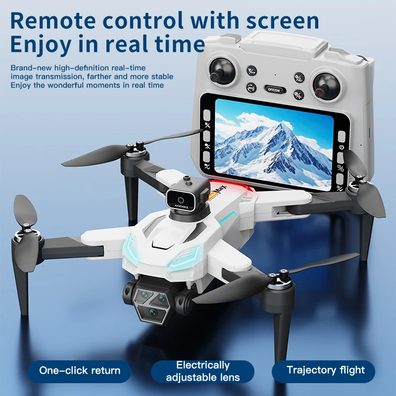 

Новый дрон M22 с 4,5-дюймовым экраном, профессиональная 4K HD двойная камера, длительное время работы от аккумулятора, обход препятствий, бесщеточный двигатель, игрушка-дрон