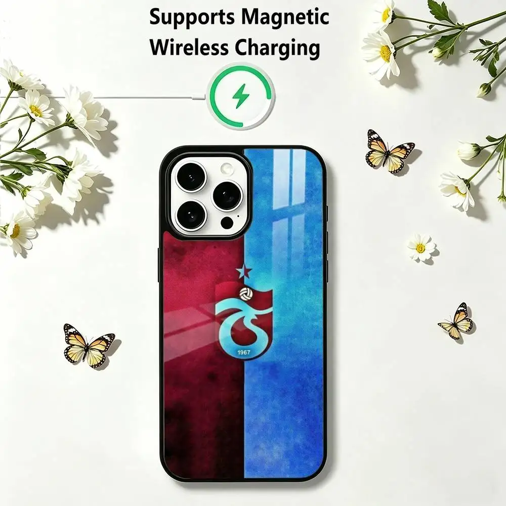 Trabzonspor-R FC Logo Phone Case For iPhone17,16,15,14,13,12,11 Plus,Pro Allows magnetic wireless charging