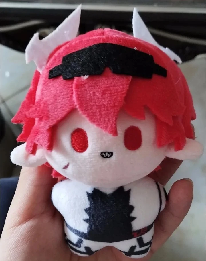 

10cm AOTU Pius Attributes Plush Doll Print Mini Starfish Body Pendant Keychain Toy Figures Christmas Gifts