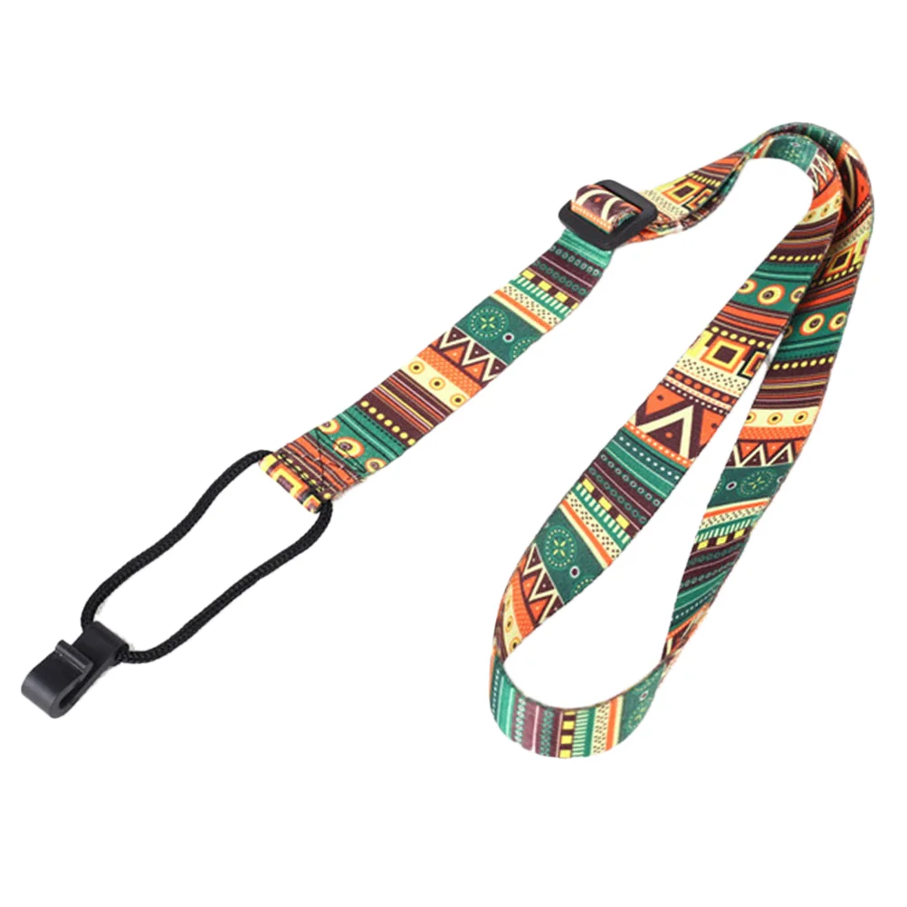 

Lepord Guitar Belt Punch Free Ukulele Strap Adjustable Folk-custom Nylon Colorful