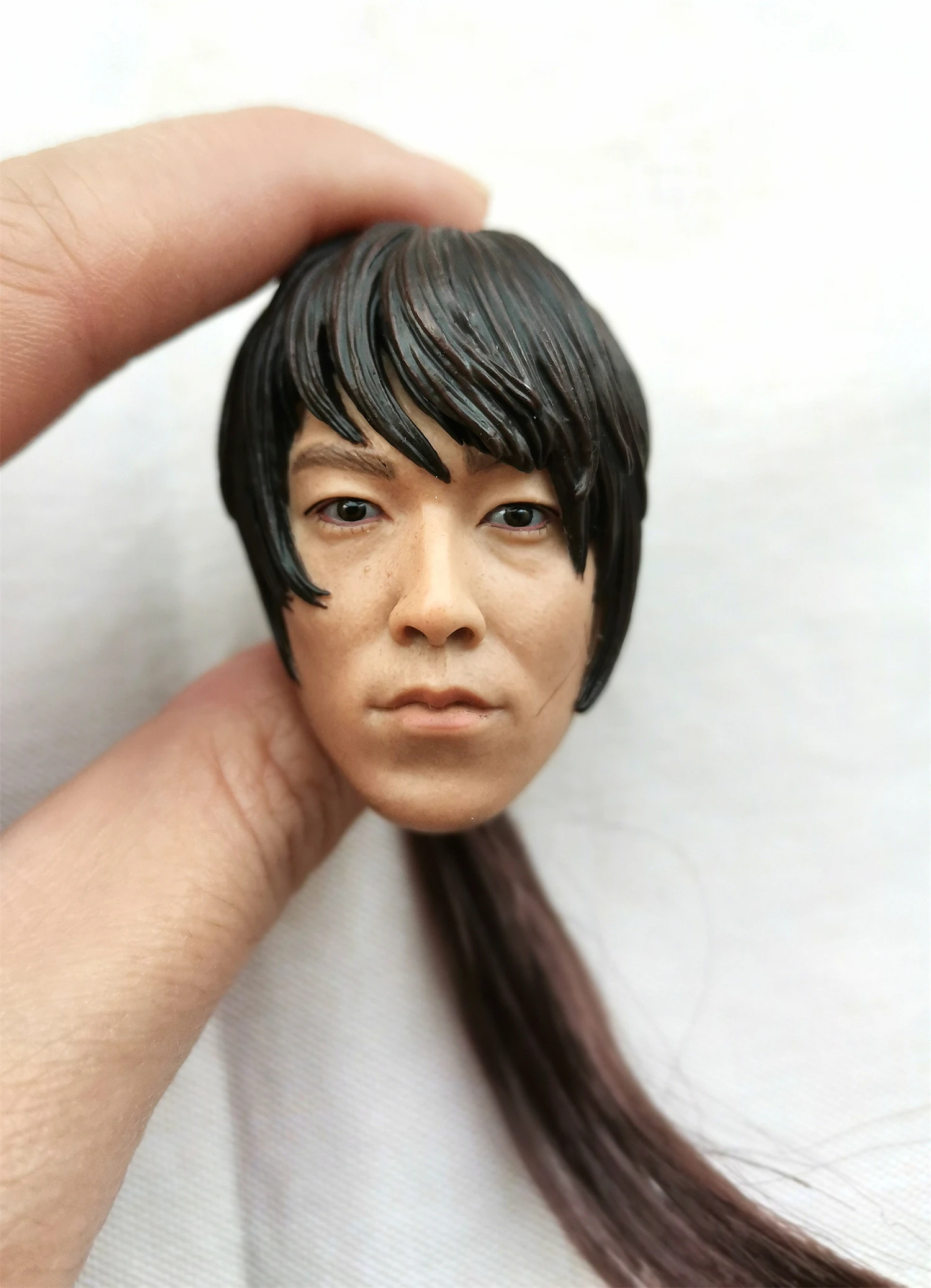 

1/6 Swordsman HIMURA KENSHIN Satoh Takeru Head Sculpt Model DIY 12'' Action Figure Doll