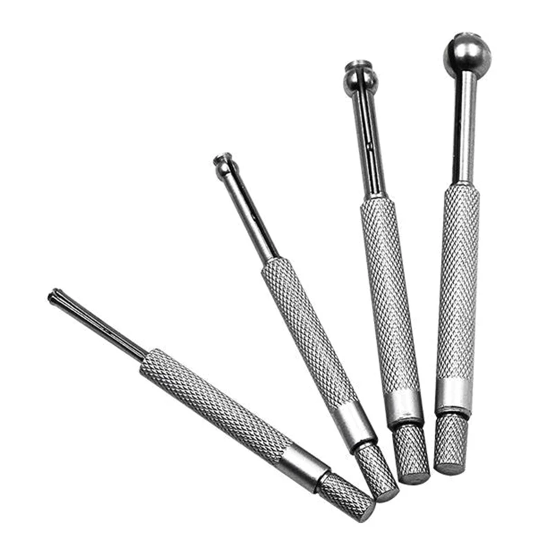 

Hole Gauge Set 1/8 inches inches Small Telescoping Full-Ball Ball Gages 4 Pieces Handle for Industrial