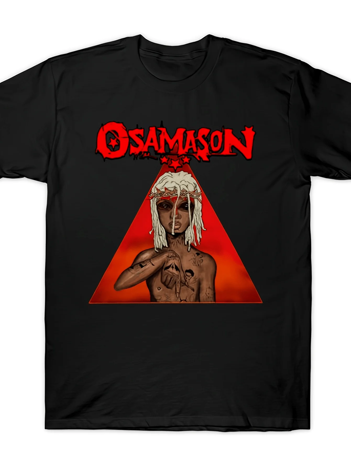 Men's Death Free Osamason Tshirt Featuring A Cartoon Ninja Mask Design Is An Ideal Choice for Any Season of Gaming and Daily Use