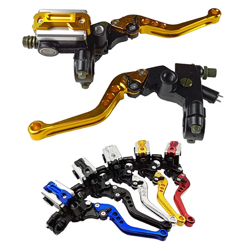 

22 мм рычаг тормоза и сцепления мотоцикла, барабанный тормозной кабель, линия главного цилиндра, набор деталей для Honda Yamaha Vespa Benelli Suzuki