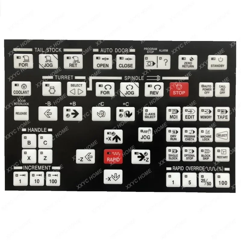 For Hyundai Kia Wia Kiaturn SKT SKT21 CNC Lathe Operating Membrane Keyboard Protective Film SKT 21