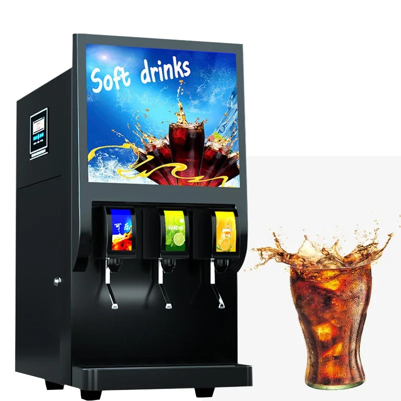 Dispensador de refrescos de 3 válvulas, máquina dispensadora de cola, dispensador de bebidas carbonatadas, máquina de cola