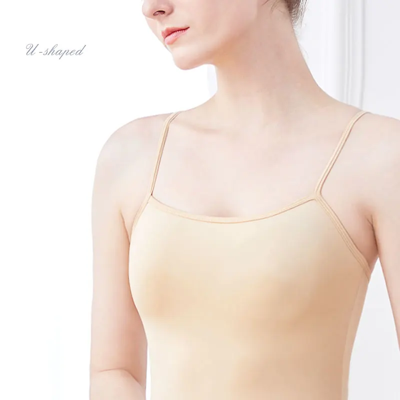 บัลเล่ต์ Leotards เนื้อผู้หญิงเต้นรำยิมนาสติก Leotards Camisole Leotards บัลเล่ต์เต้นรำบอดี้สูทผู้ใหญ่ Jumpsuit ชุดว่ายน้ำ