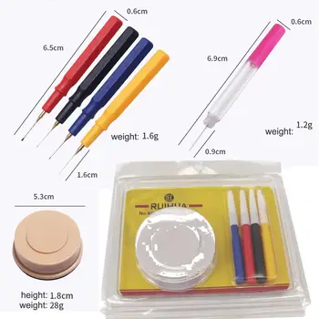 手錶上油器套裝,含油杯、油筆套裝,塑膠材質,用於塗抹潤滑油,適用於鐘錶匠的手錶維修保養工具。 8 最佳銷售 手錶潤滑油 - №4