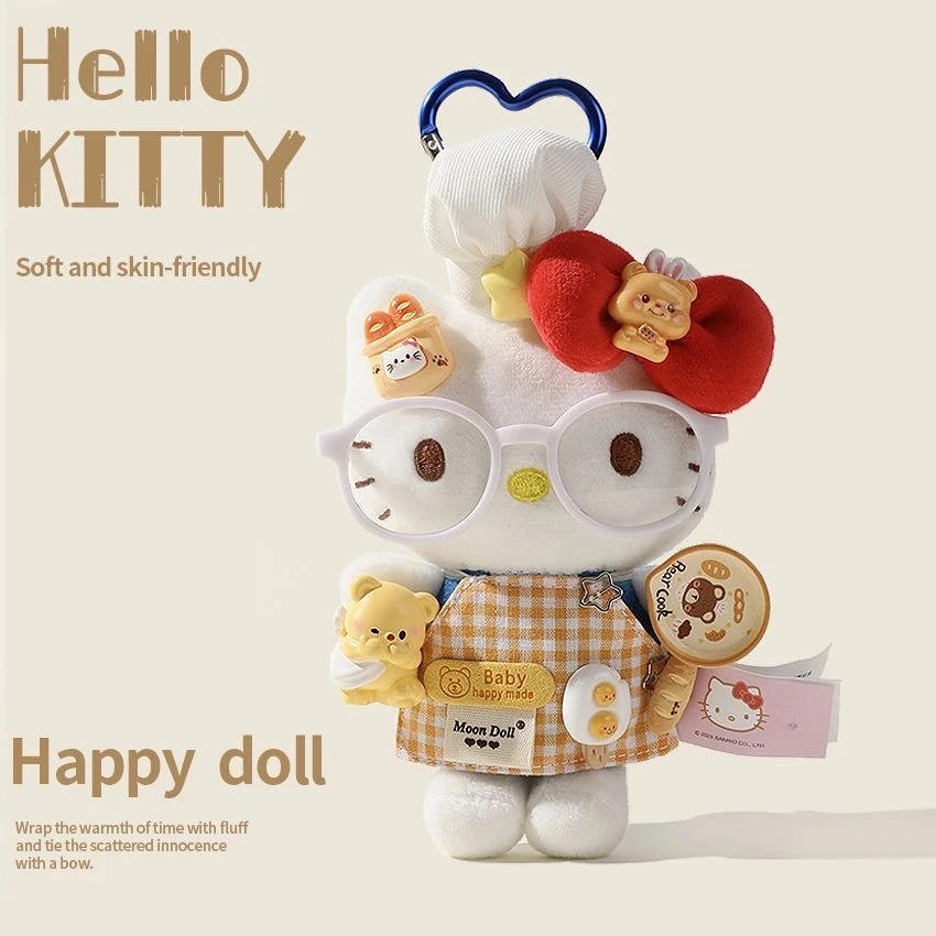 Authentic Hello Kitty Pendant Doll Bag Charm Holiday Gift for Girls High-End Gift Bag Accessory