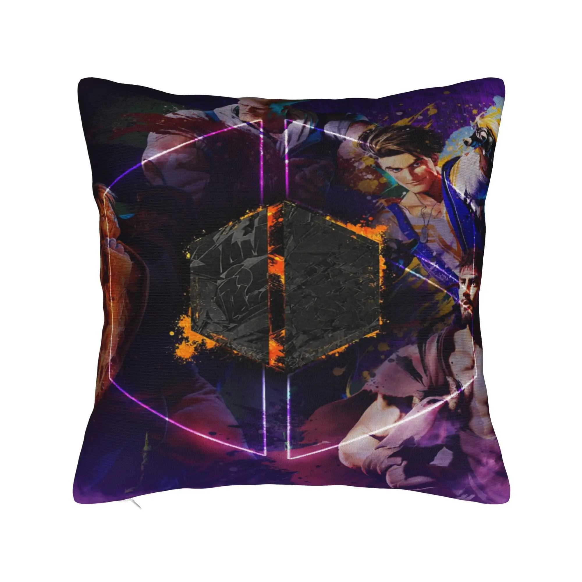 Streets Fighters Printing Pillowcase Cushion Cover  Pillow Covers New Style Seat Decoration Zipper Multi Size
