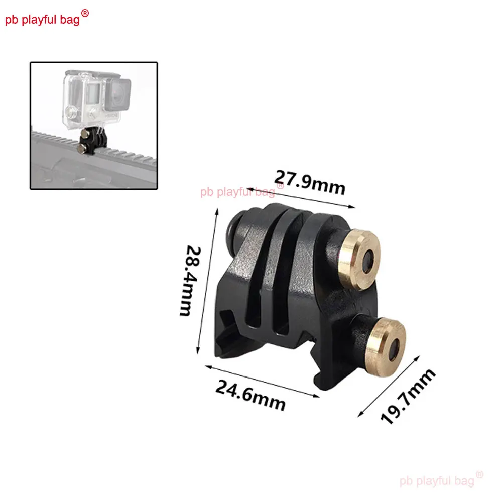 Outdoor-Sport taktische Action-Kamera Halterung Spielzeug Zubehör fester Adapter cs Spielteile qg575