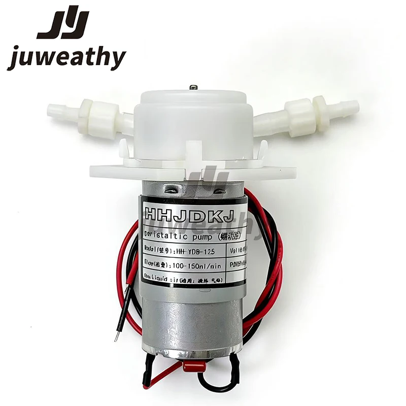 

1 шт. HHJDLKJ Маленький перистальтический насос 4 Вт, 100-130 мл/мин, для перекачки чернил, для принтеров Epson, Roland, Mimaki и других.