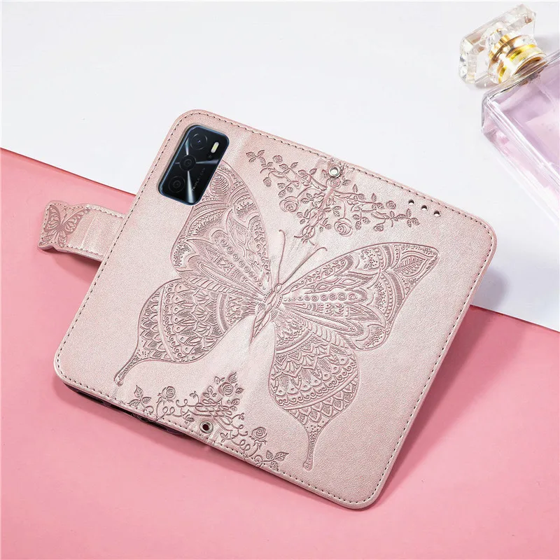 Leather Wallet Flip Case For OPPO A16s A76 A53 s A72 A74 A53 A95 A96 A36 A73 A93 A94 A52 A92 A15 A16 A54 5G A56 A5 A9 2020 Cover