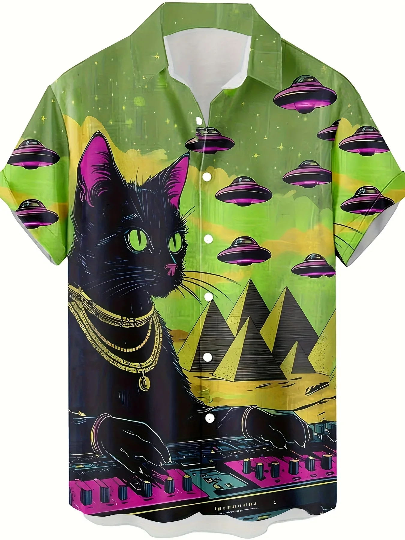 Oversized Hawaiian Shirts For Men Diversified Style Prints Short Lapel Sleeve Daily Holiday Outfit Blouses