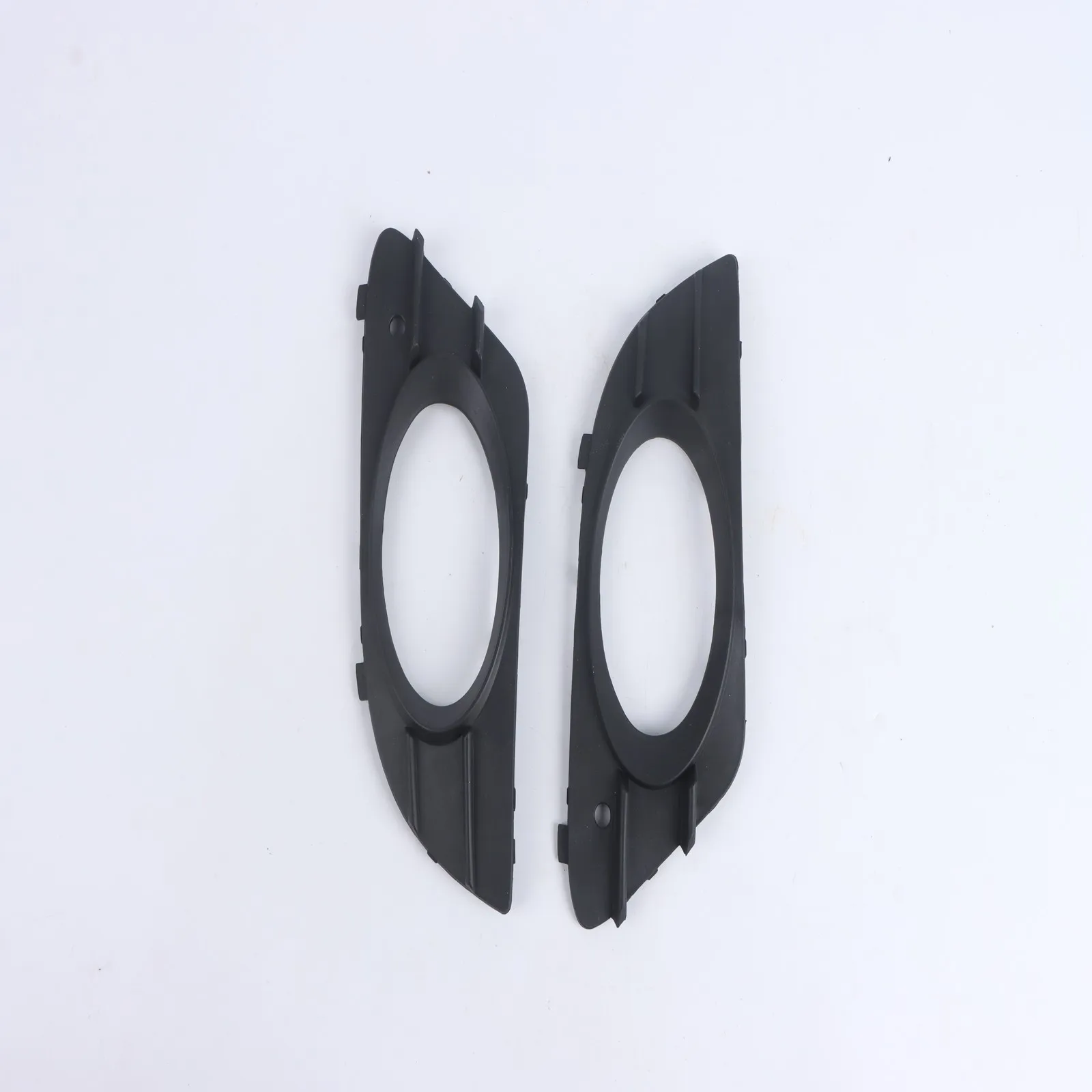 1 пара черных противотуманных фар переднего бампера для Mercedes-Benz CLK W209 2005-2009, черный пластик 1 пара черных противотуманных фар переднего бампера для Mercedes-Benz CLK W209 2005-2009, черный пластик