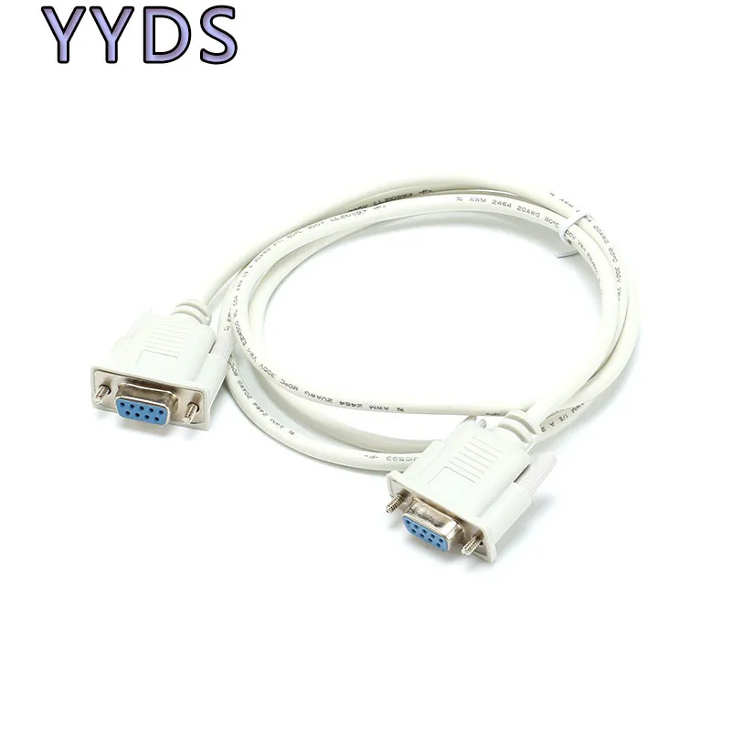 23 cabo de modem serial nulo cruzado db9f para db9f fêmea para fêmea conector rs232 para RS-232 design de isolamento hdpe padrão ul