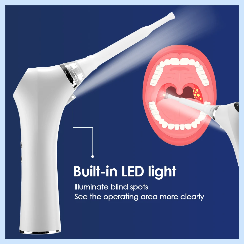 Электрический миндаль для удаления камней, вакуумный набор для удаления камней миндаля с ирригационным шприцом, борьба с неприятным запахом изо рта, ирригатор для полости рта, свежий полости рта
