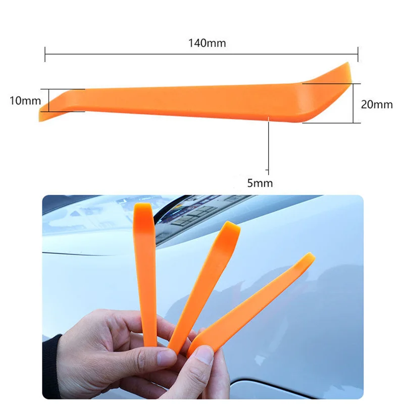 1-10Pcs Car Trim Removal Kits Auto Panel Disassembly Tools Vehicle Door Clip Pry Bar Car Plastic Radio Rivet Removal Repairing