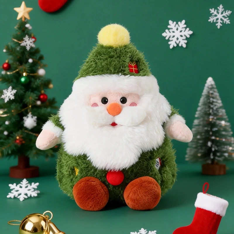 23/33cm New Exquisite Santa Claus Plush Doll Soft Stuffed Toy Christmas Party Decoration Gifts Merry Christmas Gift