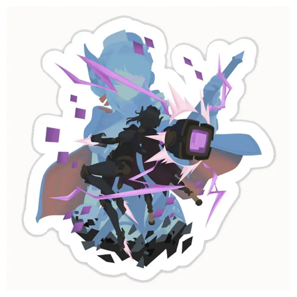 Ineffa Genshin Impact Waterproof Stickers For Decorating Car Windows Motorcycles And Computers.