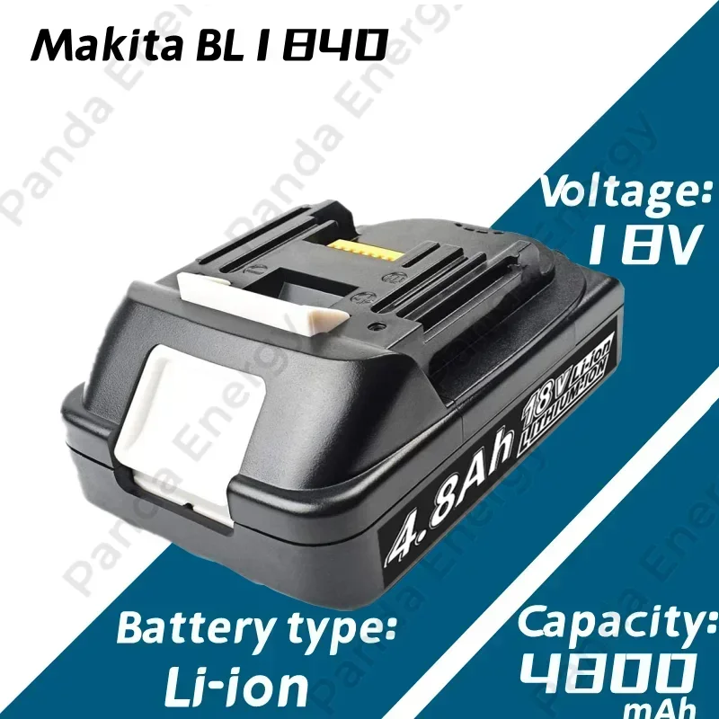 18V 4800mAh LXT Lithium-ion Ersatz Batterie Für Makita BL1815 BL1830 BL1860 BL1850 BL1840 BL1860 Cordless Power Werkzeuge Serie