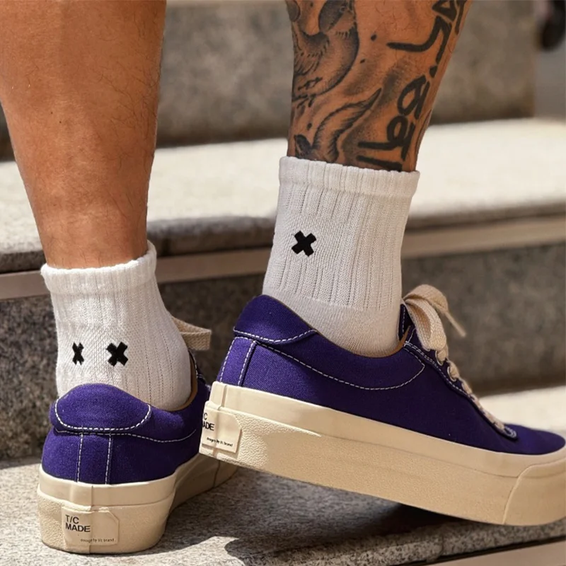 Lässige Socken, Söckchen, Herren-Baumwollsocken, modische, atmungsaktive, bequeme Socken – Detail 5