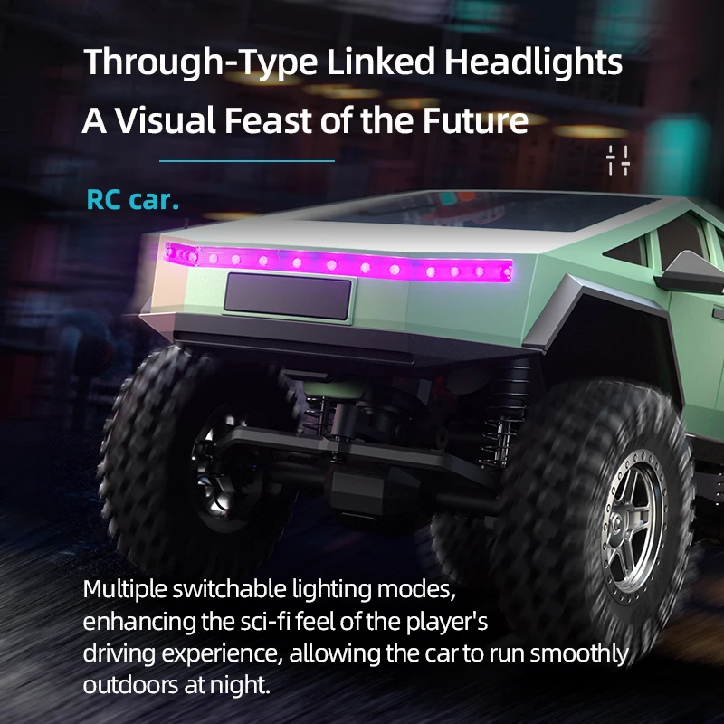 2025 New JJRC C8818 RC Car Pickup Alloy Off-Road Vehicle Simulation Model Remote Control Cars Children's Toy