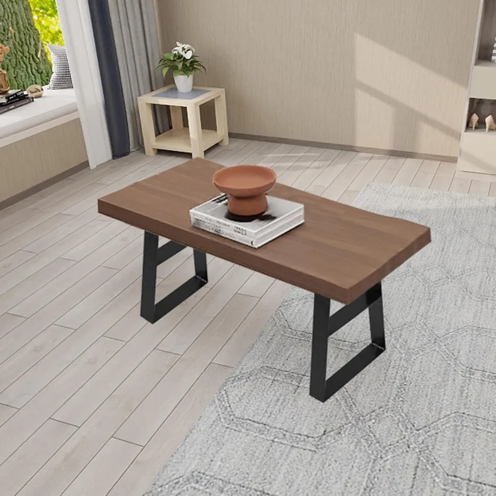 أرجل طاولة معدنية بطول 22 بوصة، أرجل طاولة قهوة شبه منحرف، مجموعة أقدام مكتب معدنية صناعية مكونة من أثاث منزلي من منتصف القرن P