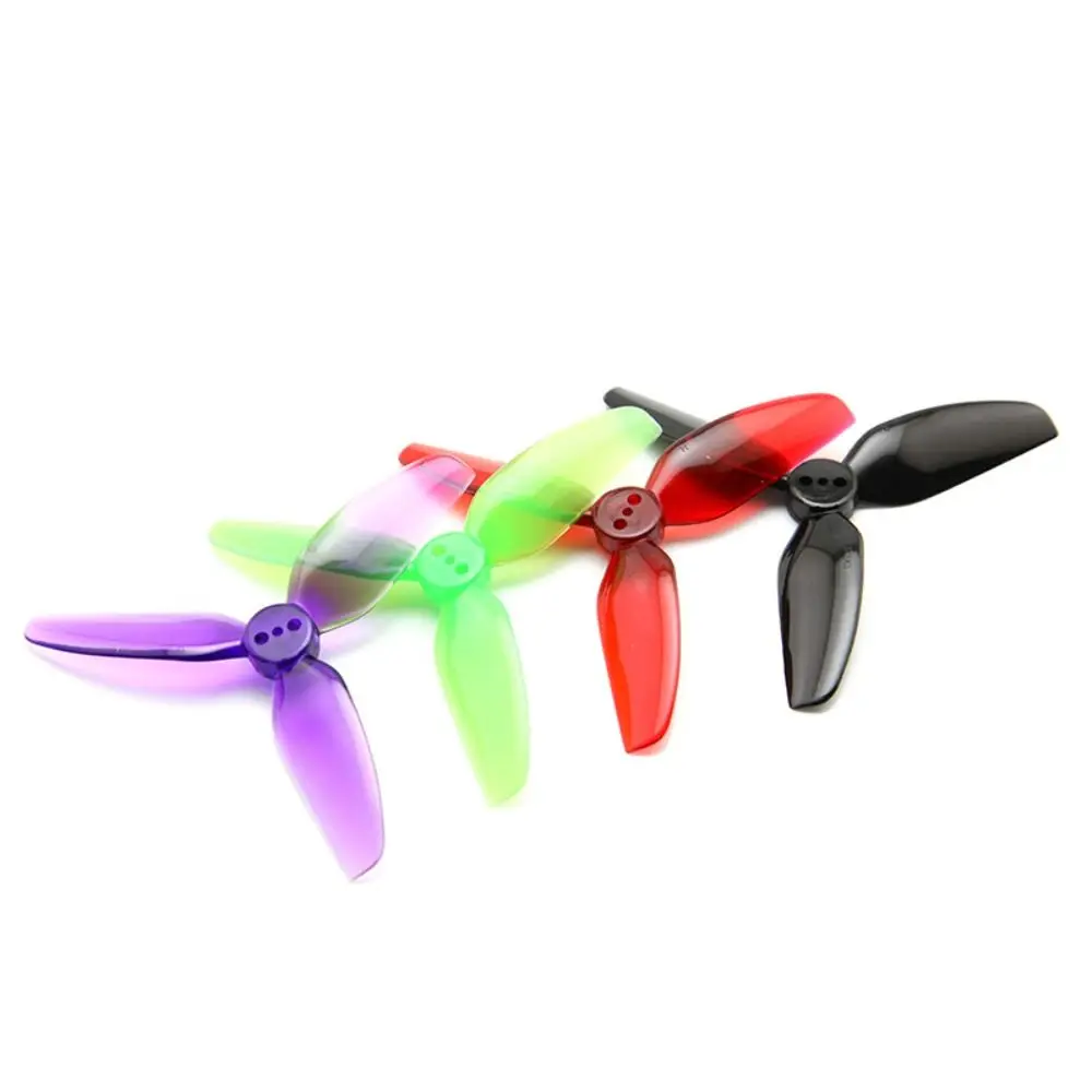 2Pairs Durable PC Prop T3X3X3 Propeller 3inch Drop-proof Toothpick Cinewhoop Ducted 3 Blades 3030 3-Blade Props CineLog view 4