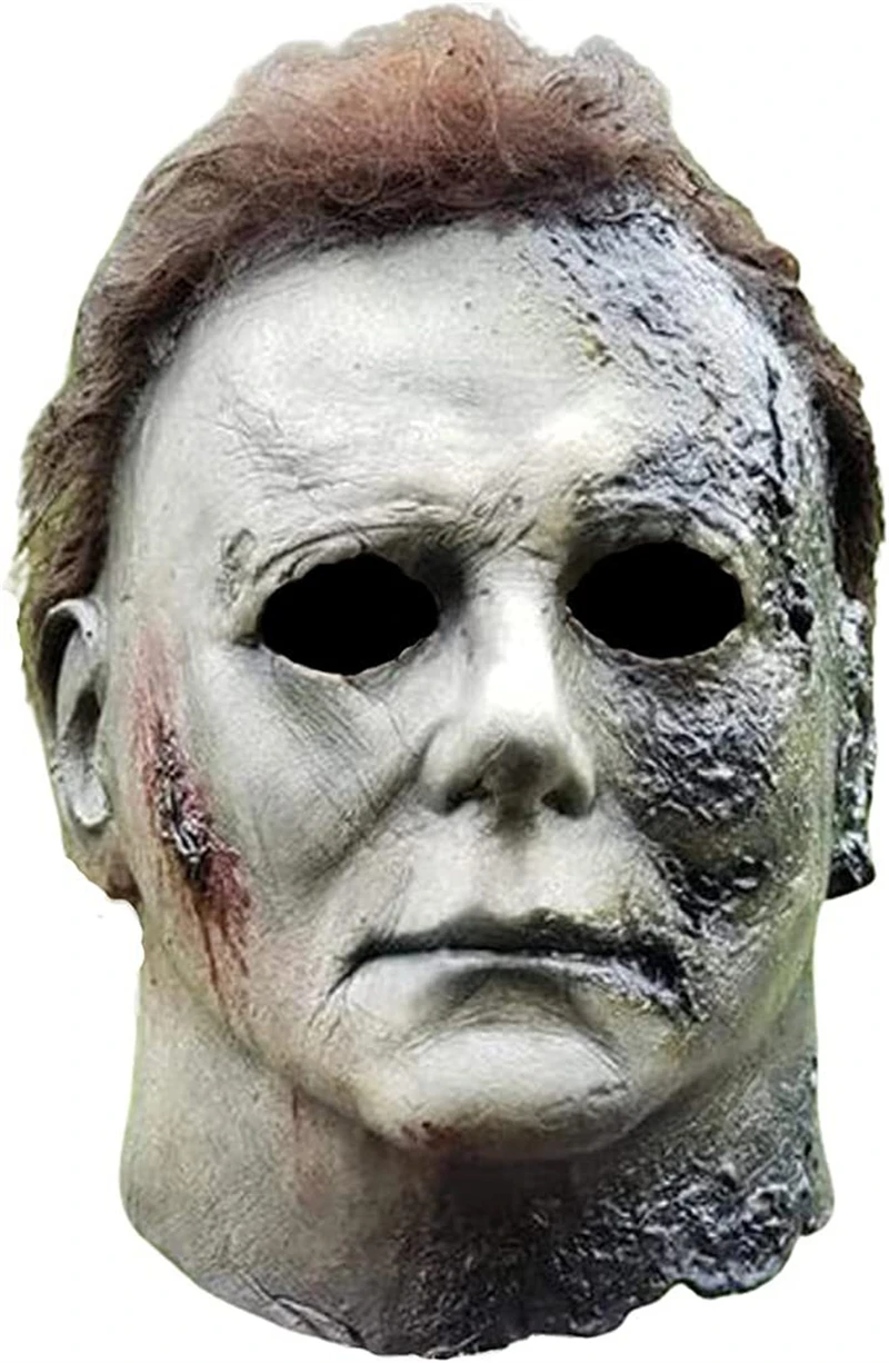 2022 Michael Myers Masks Halloween Horror Cosplay Costume Latex Props Latex Horror Scary Masks for Adult Cosplay Costume Grey