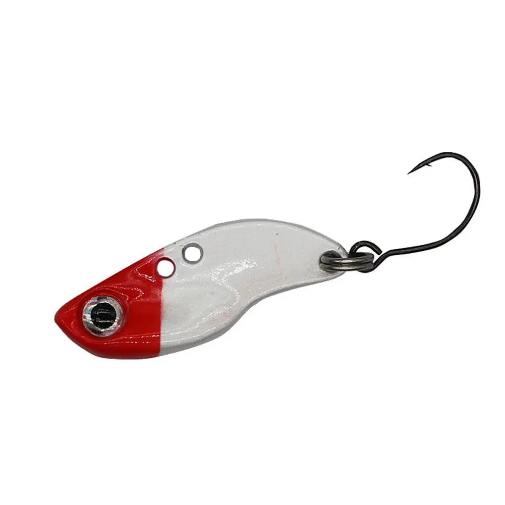 New Arrival 1PCS Metal Bait 2.5g Mini Fishing Lure With Single Hook Vib Full Swimming Layer Vibration Artifical Bait